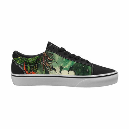 WOMEN'S Dragon Scale Lace-Up Canvas Surreal Shoes