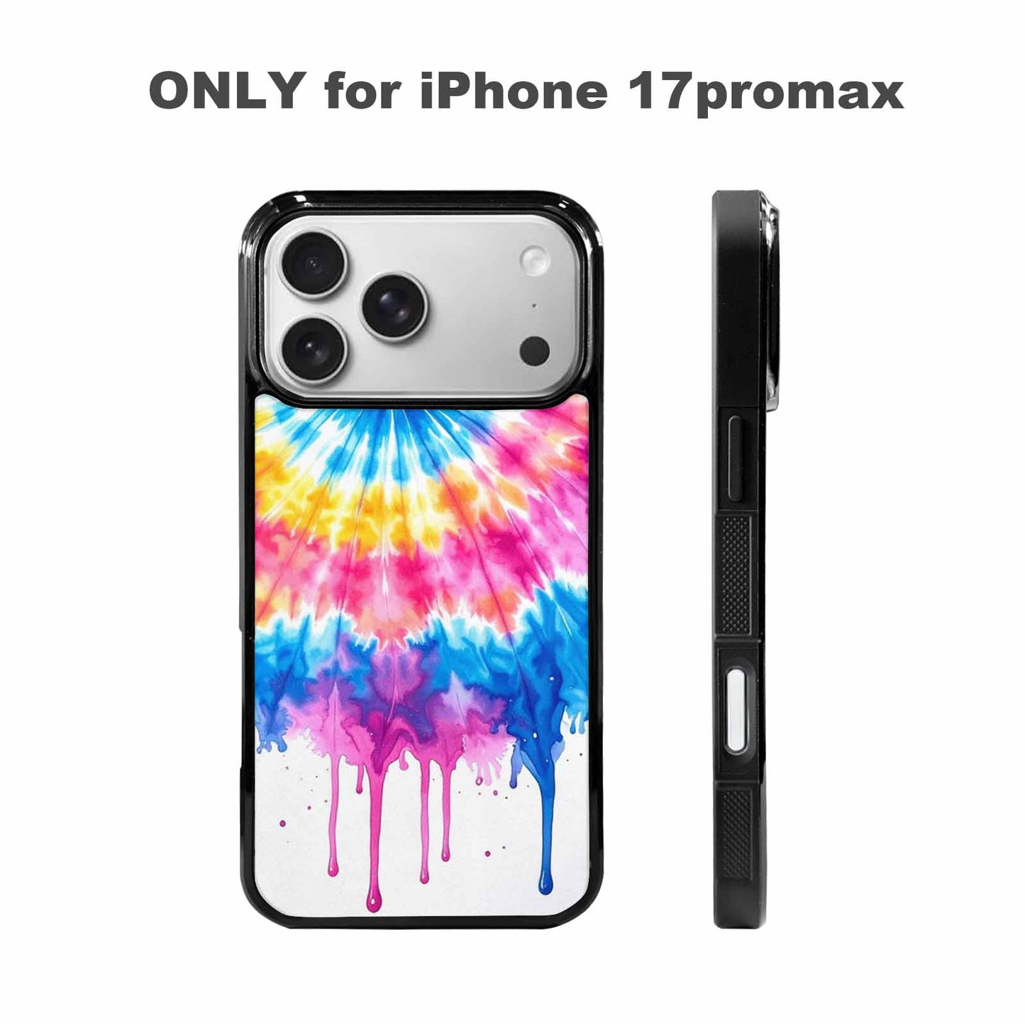 iPhone 17 Pro Max Case — Tie Dye Style Art Tie Dye, Customized Protective Case