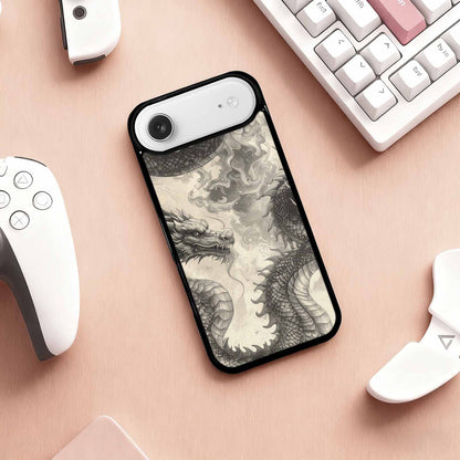iPhone 17 Air Case — Retro Dragons Flame Retro Vintage, Personalized Phone Case