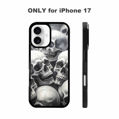 iPhone 17 Case — Skull Dark Art Gothic Print Gothic, Custom Print Case Cover