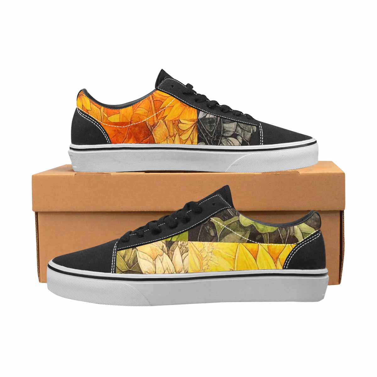 WOMEN'S Blend Melt Them Canvas Lace-Up Surreal Custom Shoes