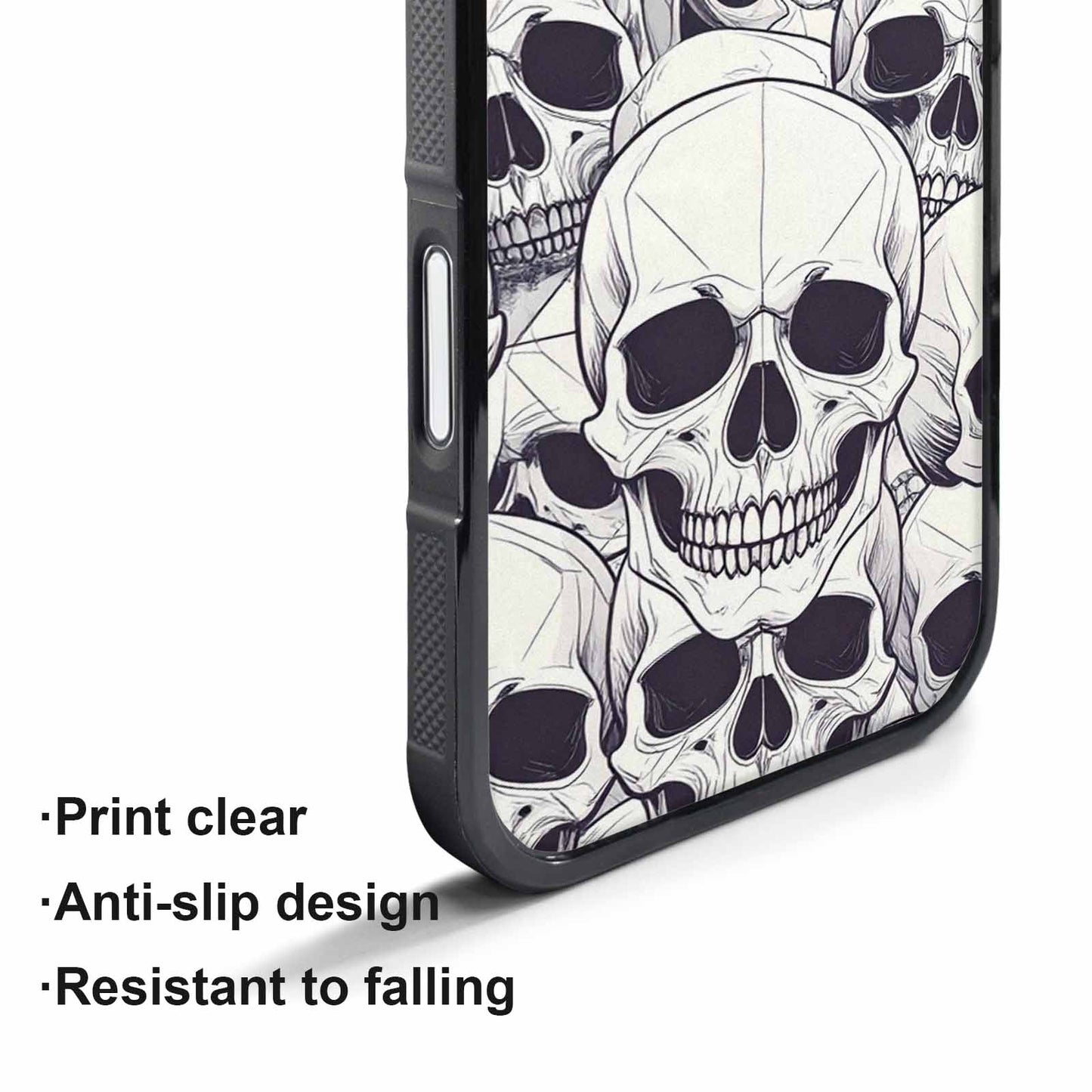 iPhone 17 Pro Case — Skull Dark Art Gothic Print Gothic, Original Design Phone Case
