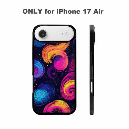 iPhone 17 Air Case — Rose Galaxy Art Seamless Pattern Galaxy, Custom Art Phone Cover