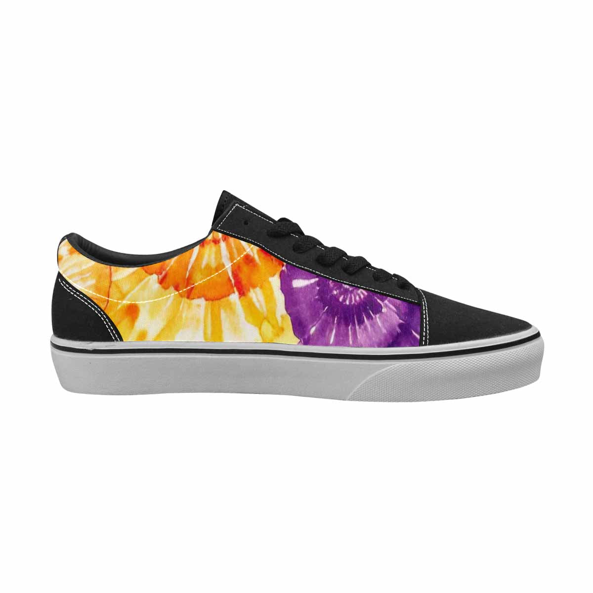 MEN'S Tie Dye Swirl Canvas Lace-Up Aesthetic Shoes