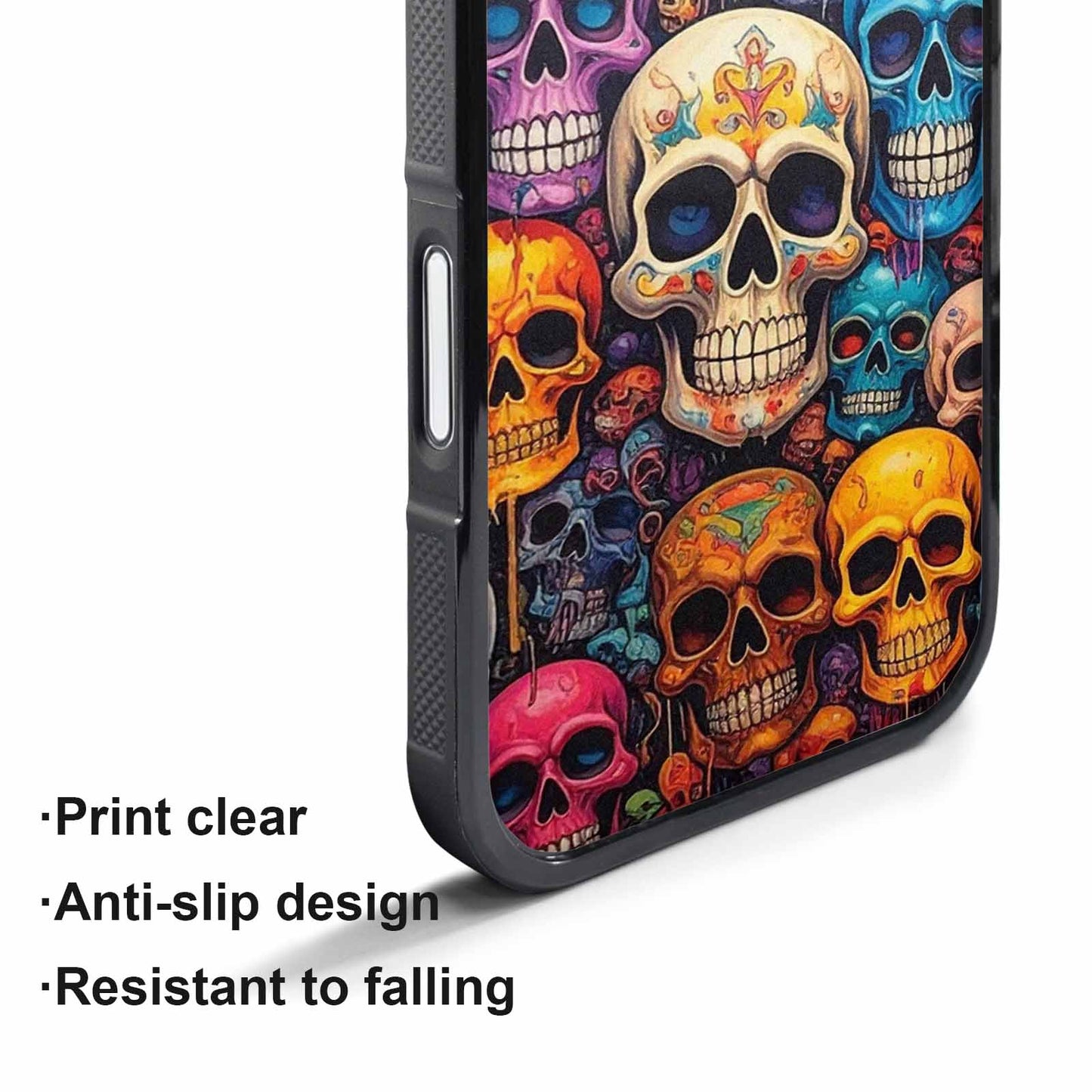 iPhone 17 Air Case — Skulls General Skulls Pattern Gothic Skulls, Custom Phone Case