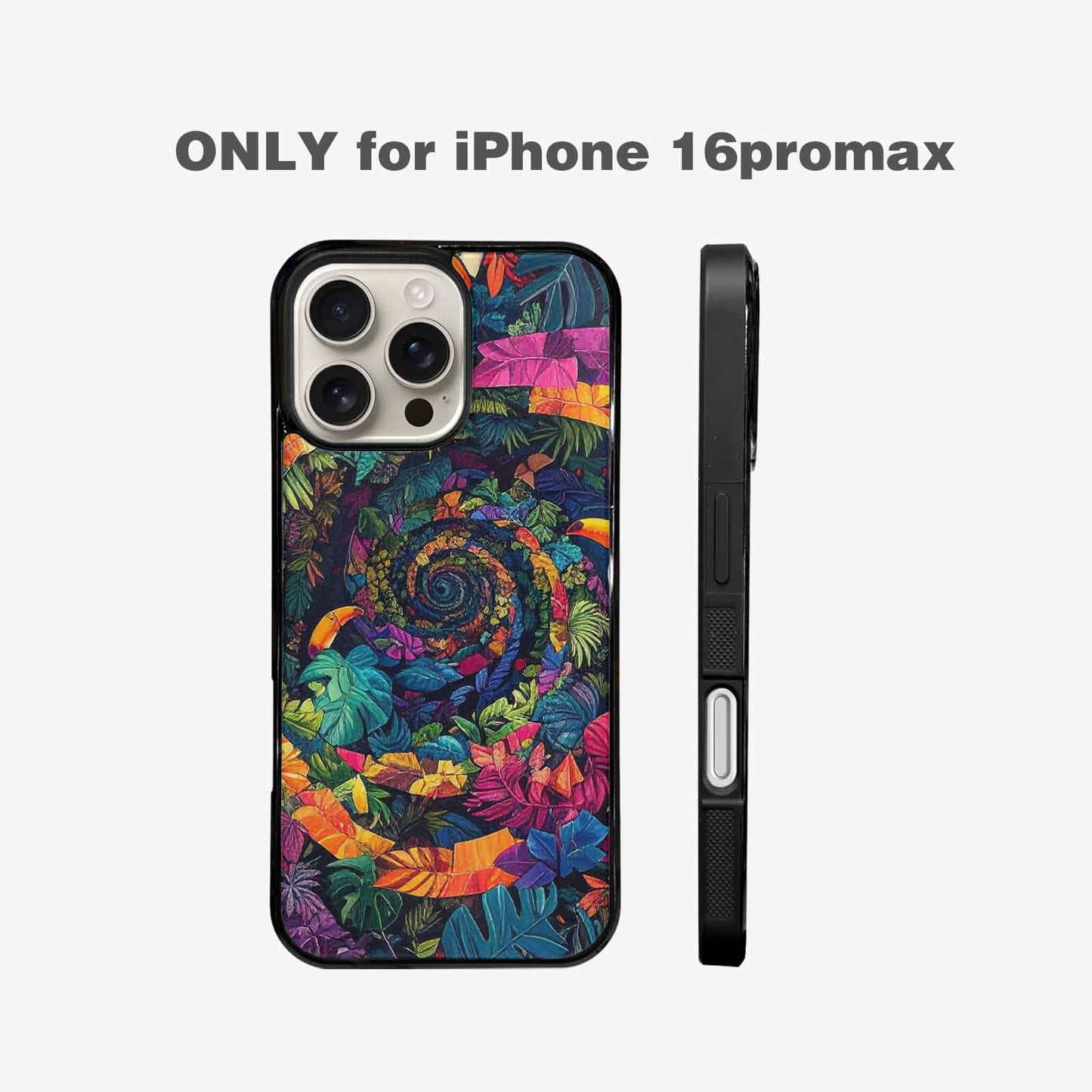 iPhone 16 Pro Max Case — Toucan Jungle Toucan Jungle Pattern Hundreds, Unique Phone Case Design