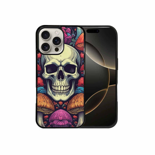 iPhone 16 Pro Max Case — Mushroom Skull, Custom Designed Case Cover