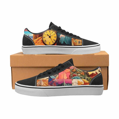 WOMEN'S Surreal Dream Fragment Lace-Up Canvas Dark Academia Sneakers