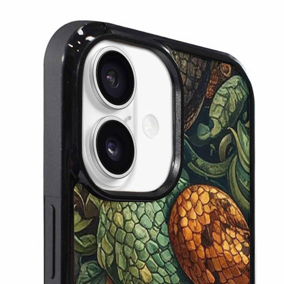 iPhone 17 Case — Small Snake Skin Reptile Original Art, Custom Print Case Cover