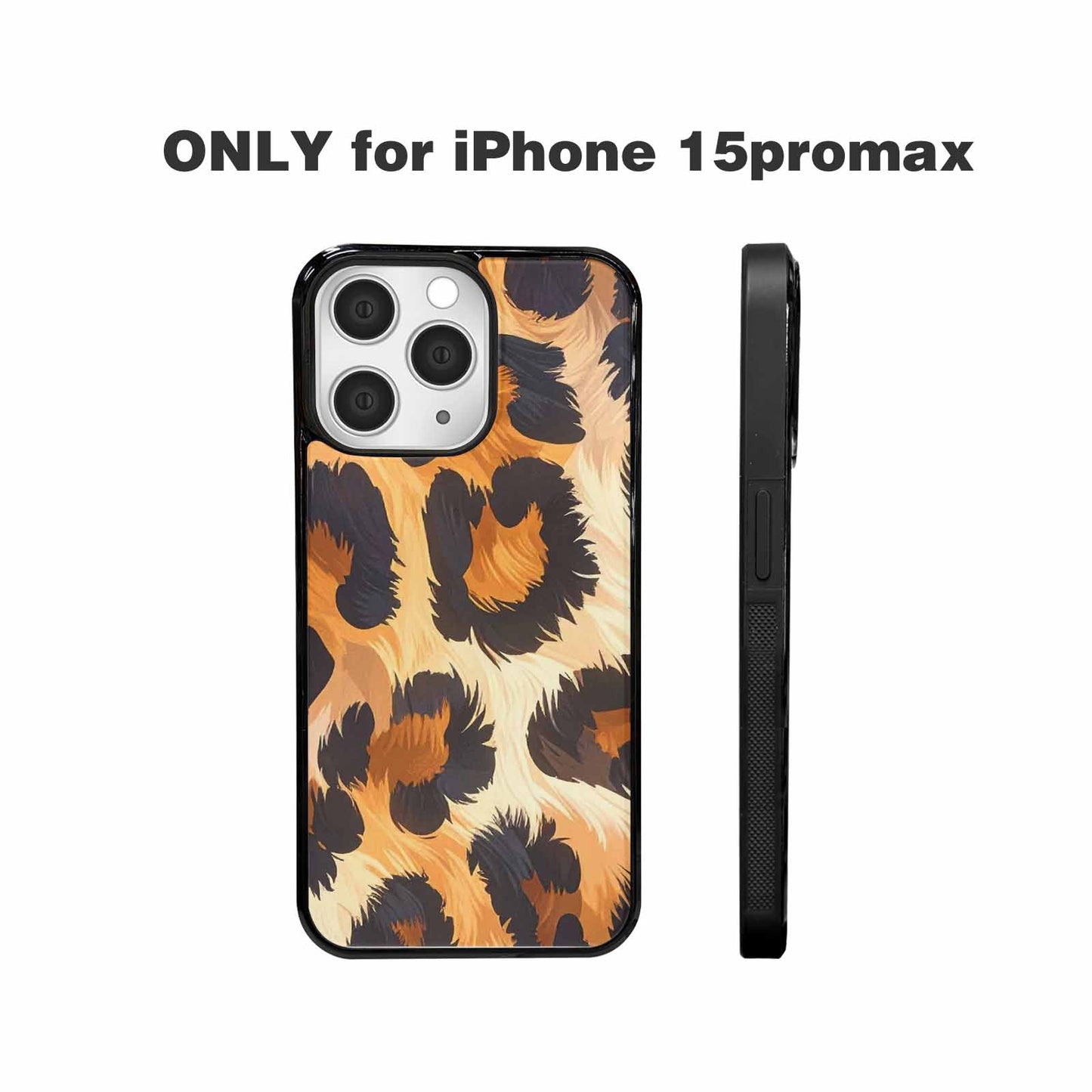 iPhone 15 Pro Max Case — Leopard Soft Airbrush Gradient, Original Design Phone Case