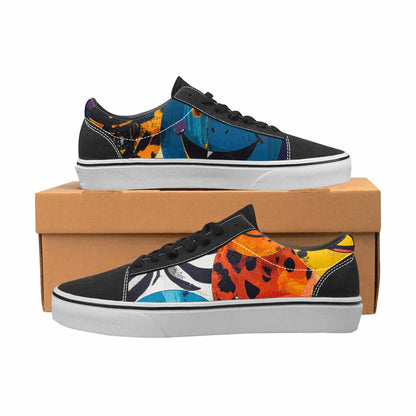 WOMEN'S Smiley Faces Lace-Up Canvas Dreamcore Custom Shoes