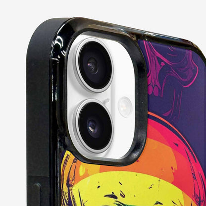 iPhone 16 Case — Pride Flag Skulls Seamless Pattern Vibrant, Customized Protective Case