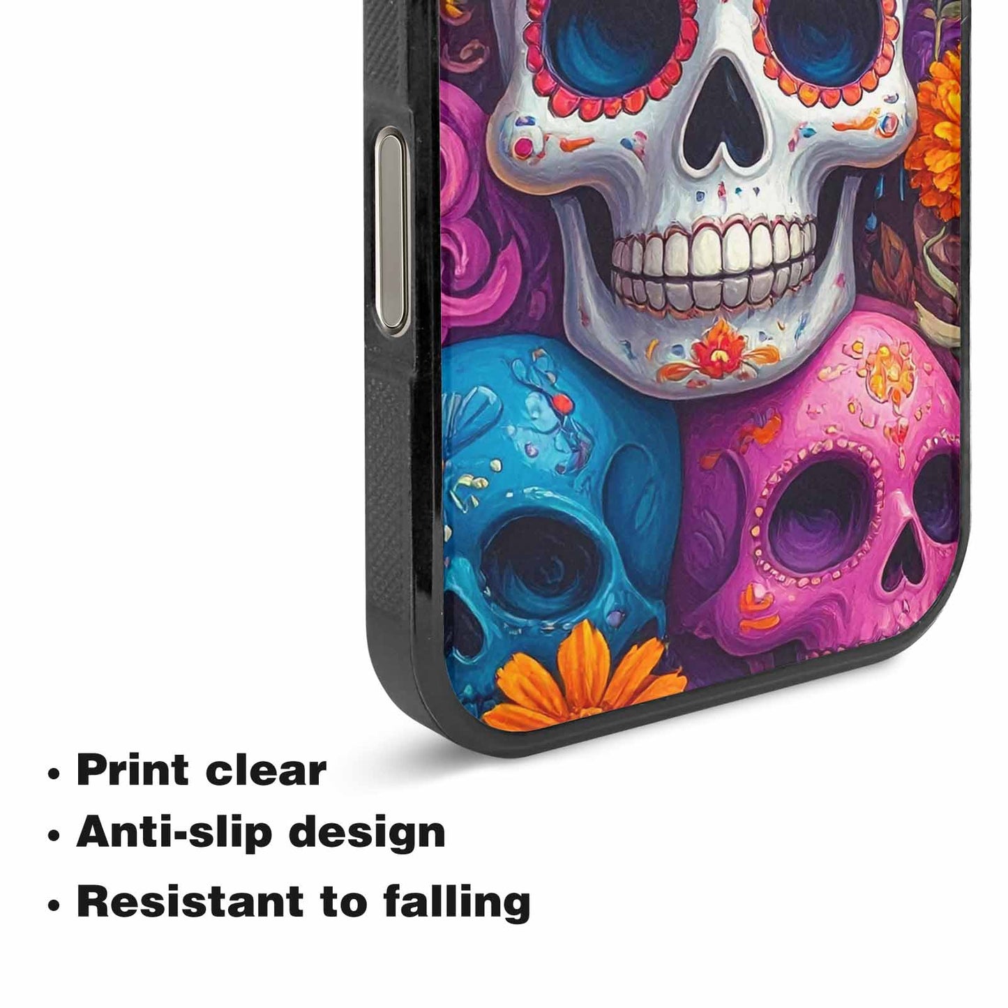 iPhone 16 Pro Case — Sugar Skullsmelting Sugar Skulls Cpn, Customized Protective Case