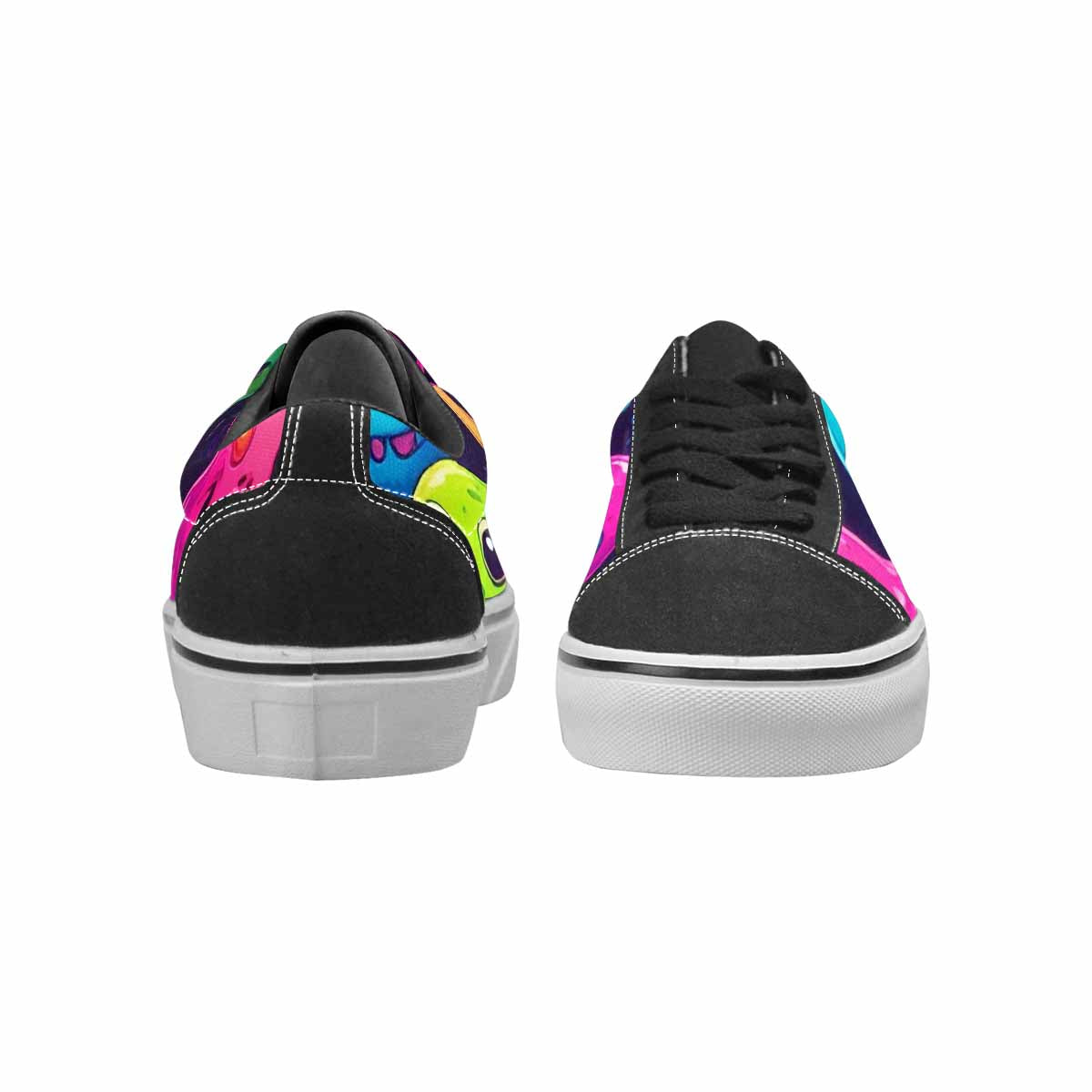 WOMEN'S Ice Cream Monsters  Lace-Up Canvas Aesthetic Custom Shoes