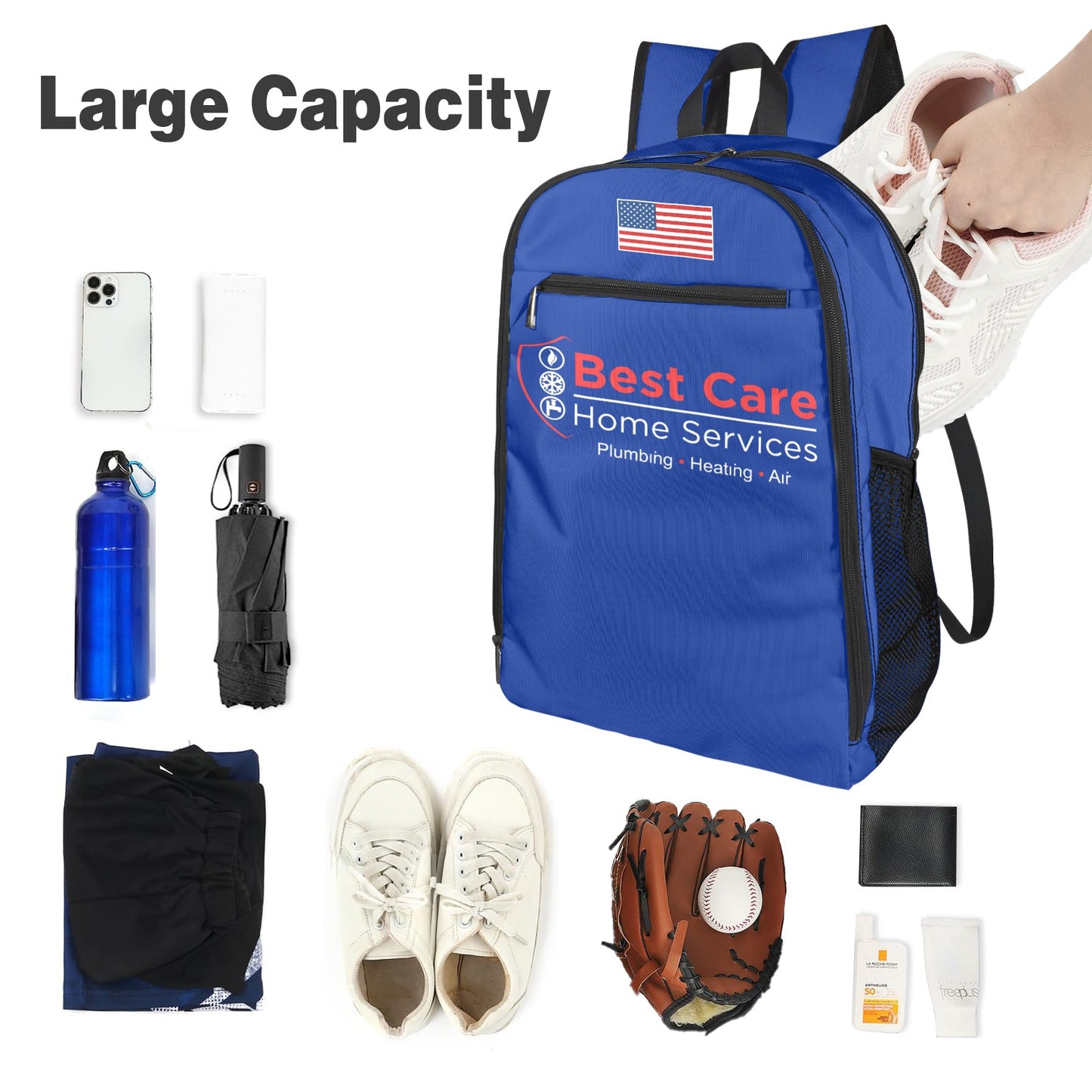 Best Care All Over Print Leisure Sports Backpack (Model 1741)