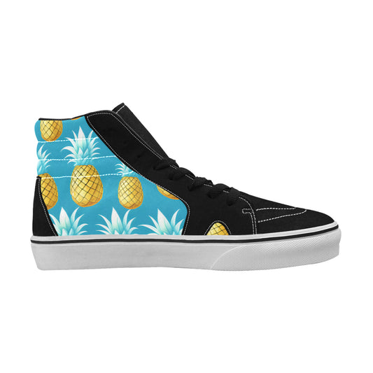 WOMEN'S Cool Pineapples High Top Skateboarding Dreamcore Sneakers