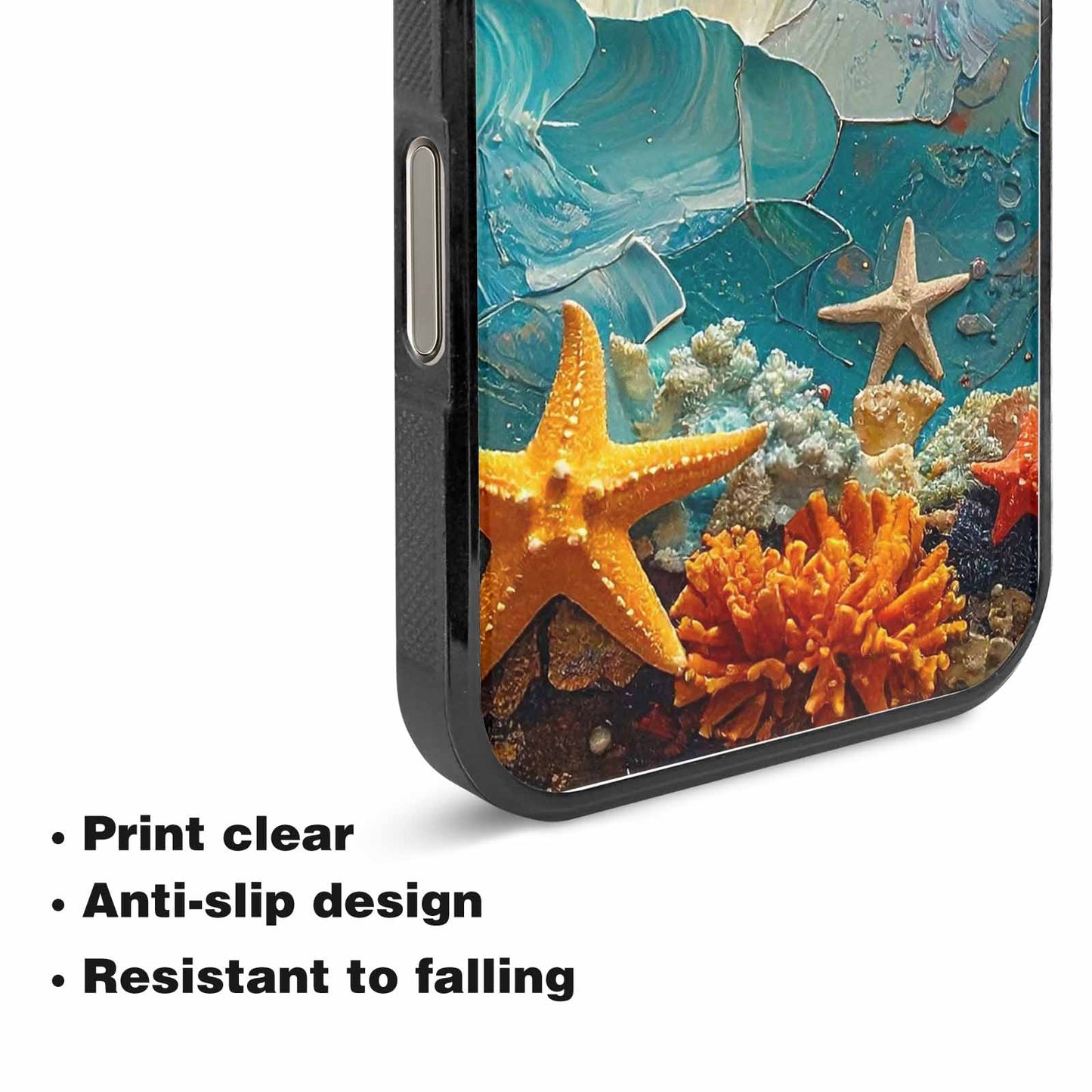 iPhone 15 Pro Max Case — Starfish Cluster Starfish Cluster Pattern Hundreds, Custom Print Case Cover