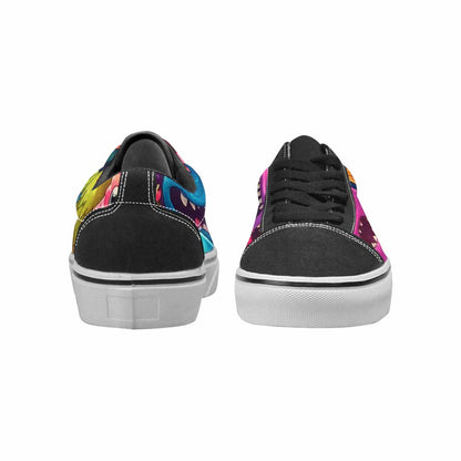 WOMEN'S Melting Ice Cream Monster Lace-Up Canvas Vivid Sneakers
