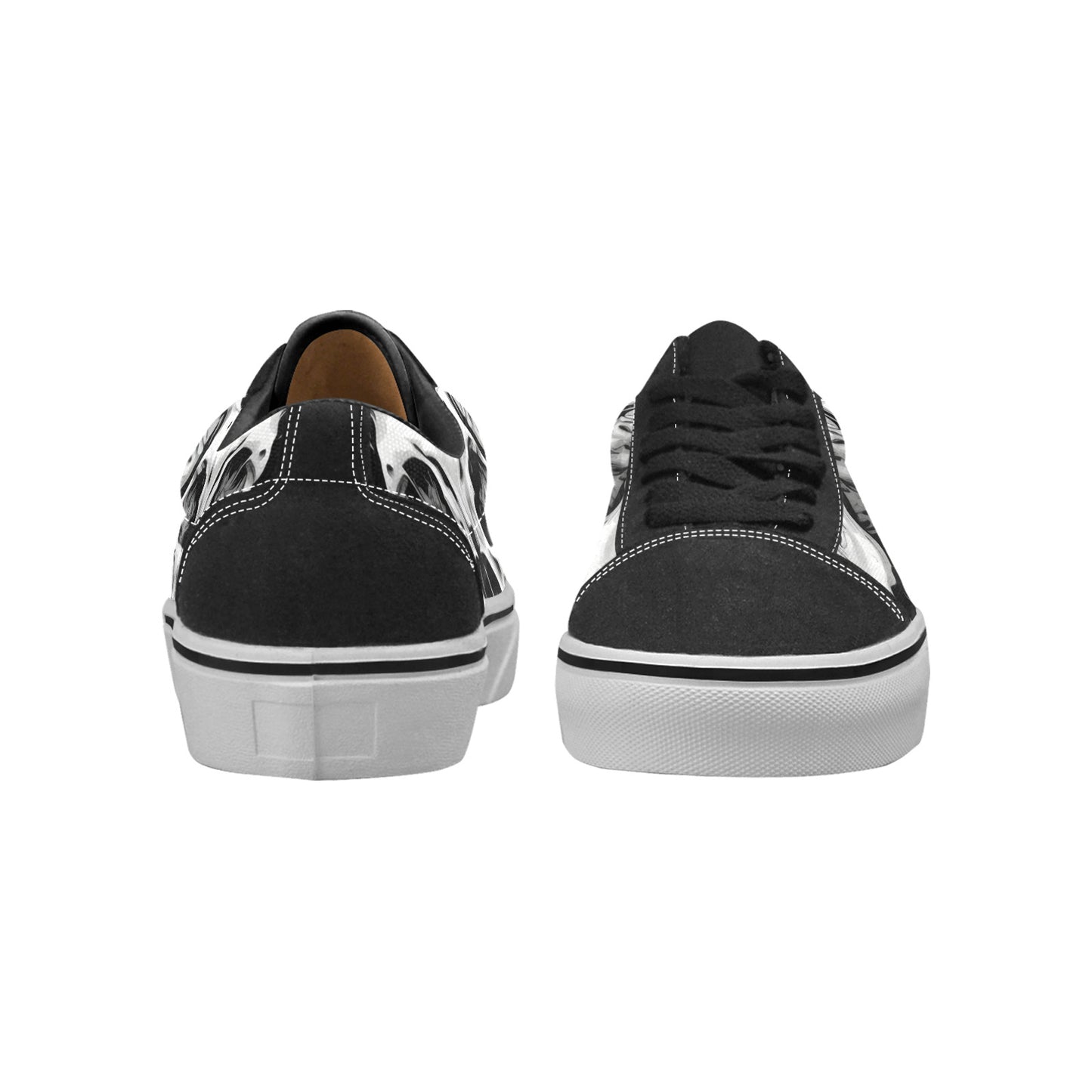WOMEN'S Horror Comic Book Art Low Top Skateboarding Aesthetic Sneakers