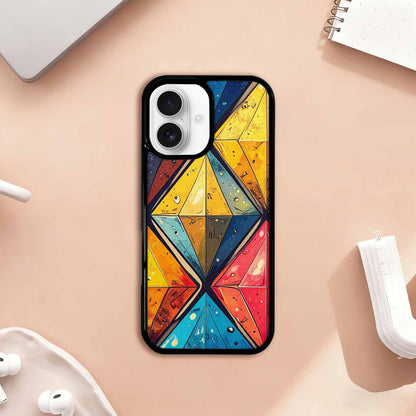 iPhone 17 Case — Vintage Summer Diamond Retro Vintage, Custom Art Phone Cover