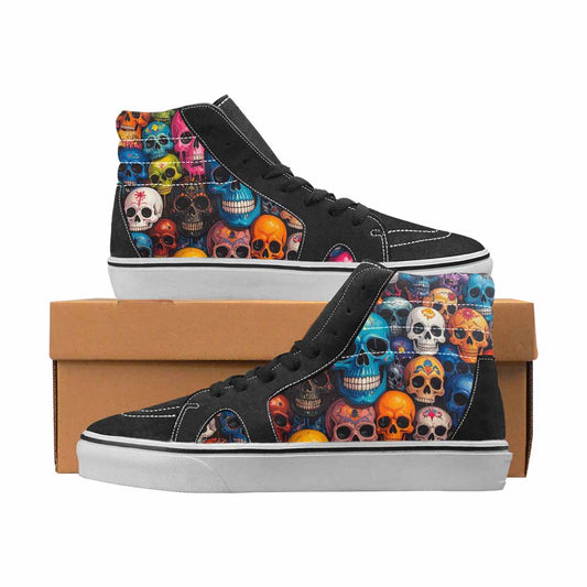 WOMEN'S Skulls High Top Canvas Streetwear Y2K Limited Edition Sneakers