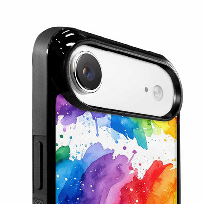 iPhone 17 Air Case — Watercolor Splash Abstract Pattern Seamless Watercolor, Customized Protective Case