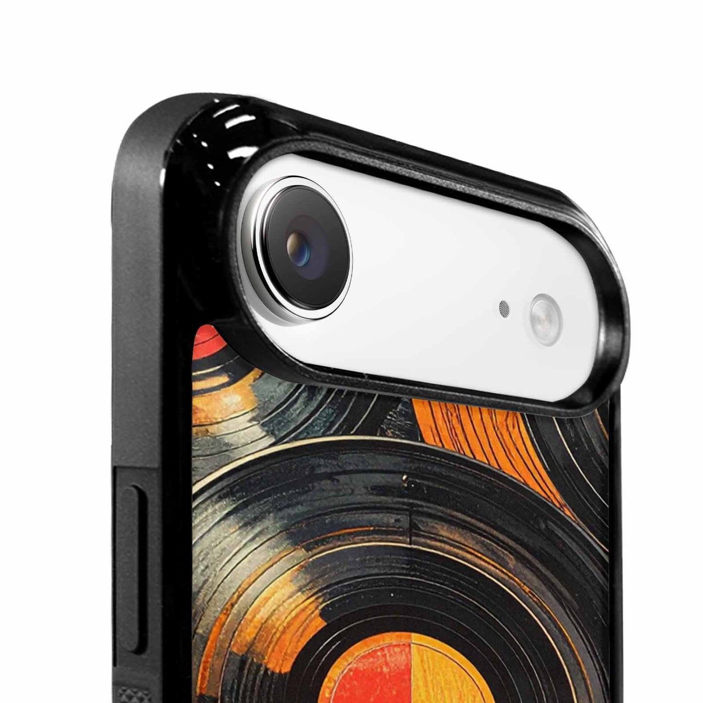 iPhone 17 Air Case — Retro Wood Grain Vinyl Retro Vintage, Unique Phone Case Design