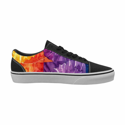 WOMEN'S Tie Dye Swirl Canvas Lace-Up Surreal Sneakers