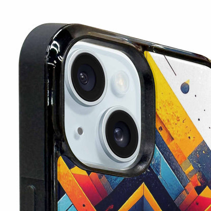 iPhone 15 Case — Urban Tribal Tessellation, Custom Made Phone Cover
