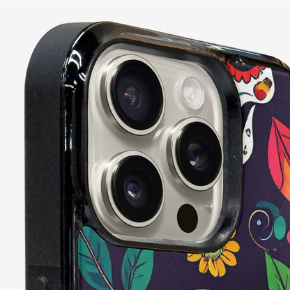 iPhone 16 Pro Max Case — Sunflowers Hundreds Of Skulls Art Seamless, Original Design Phone Case