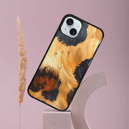 iPhone 15 Plus Case — Leopard Soft Airbrush Gradient, Customized Protective Case