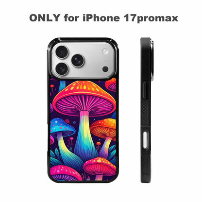 iPhone 17 Pro Max Case — Psychedelic Mushroom Cartoon Pattern Cartoon Cute, Personalized Phone Case
