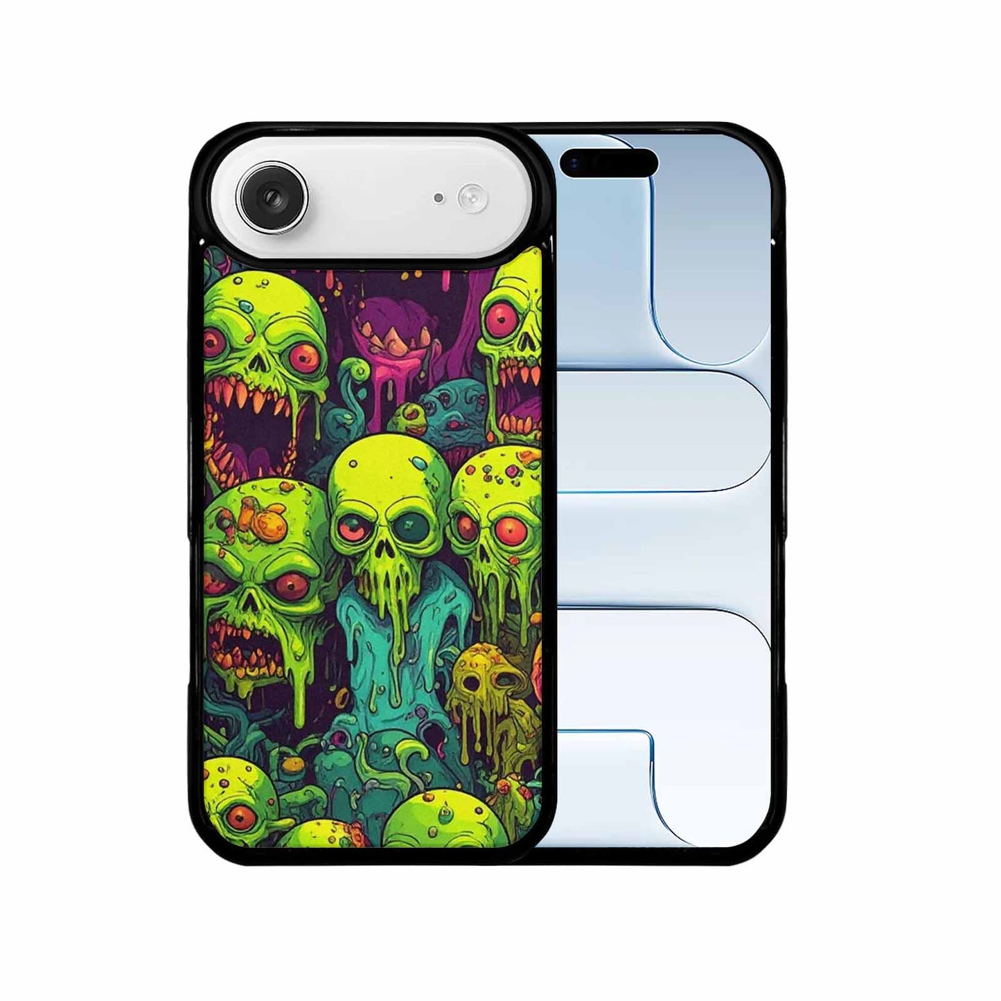 iPhone 17 Air Case — Toxic Radioactive Creature Pattern Hundreds Original, Original Design Phone Case