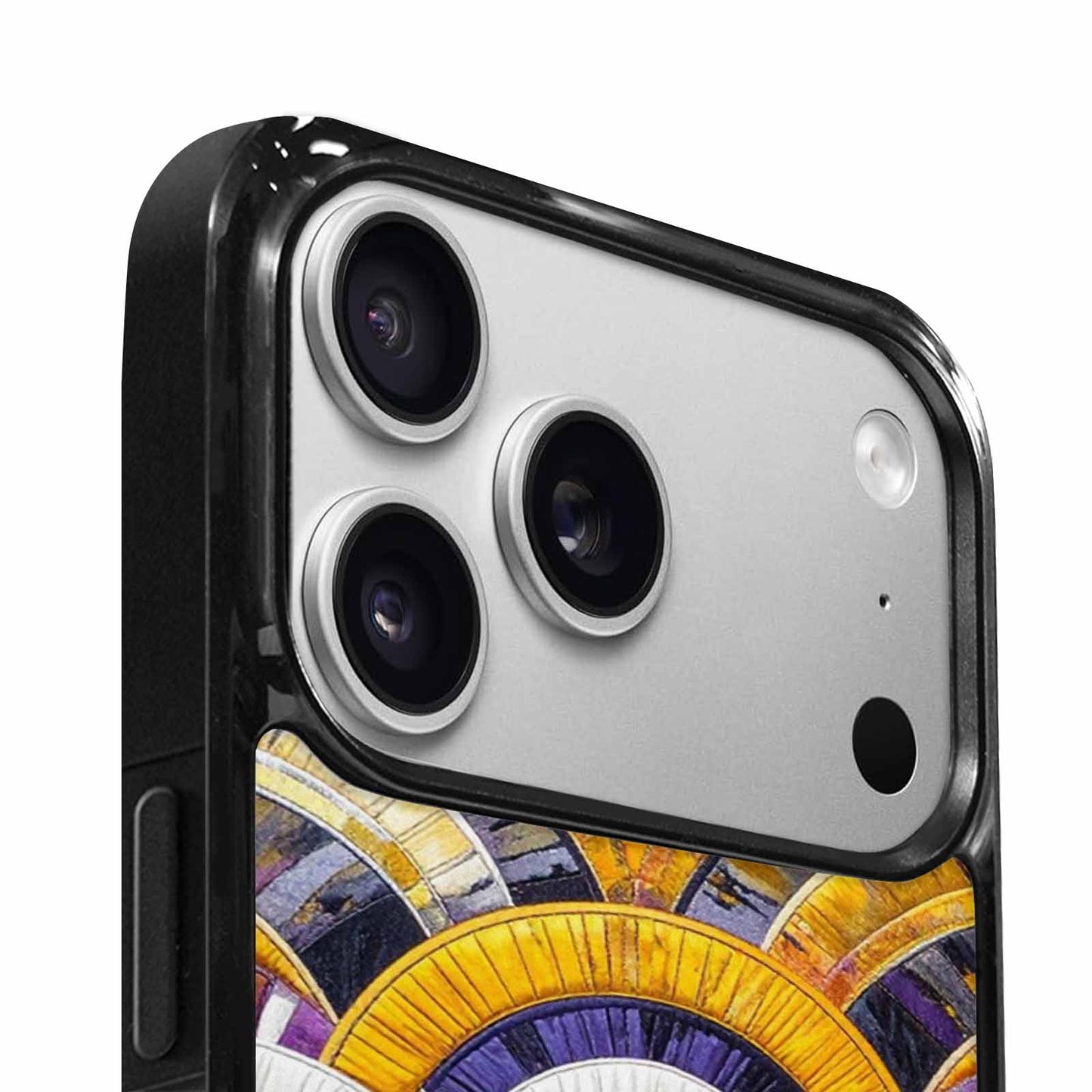 iPhone 17 Pro Case — Vivid Camo Nonbinary Pride Camo, Personalized Phone Case