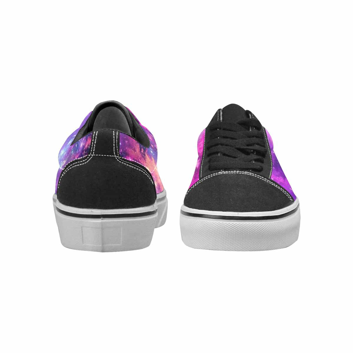 WOMEN'S Galaxy Nebula Lace-Up Canvas Wallpaper Art Sneakers
