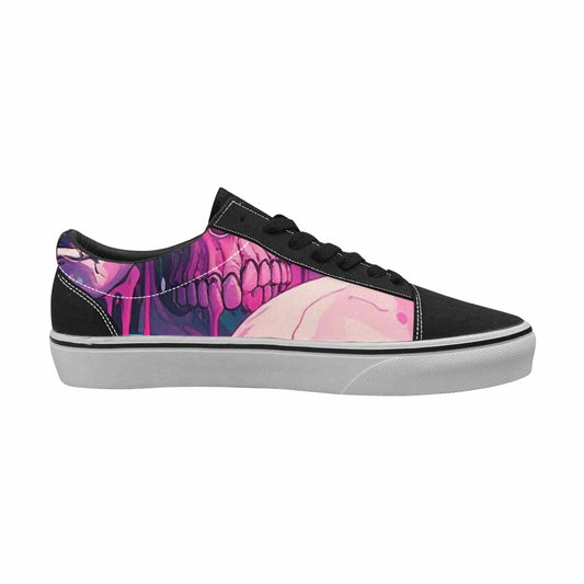 WOMEN'S Thousands Of Skulls Canvas Lace-Up Y2K Custom Sneakers