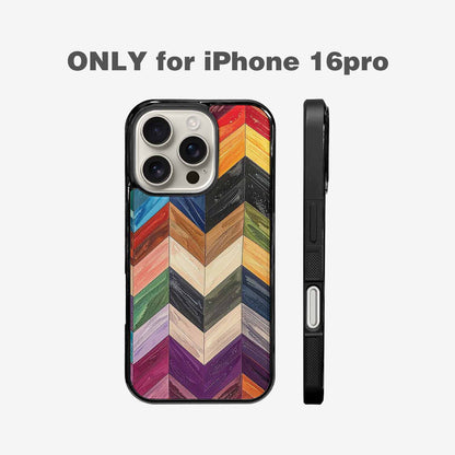 iPhone 16 Pro Case — Progress Pride Flag Color Theme Small, Customized Protective Case