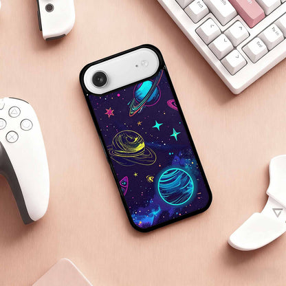 iPhone 17 Air Case — Space Galaxy Astronaut Pattern Planets Galaxy, Custom Designed Case Cover