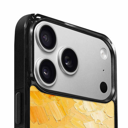 iPhone 17 Pro Max Case — Impressionist Sunflower Brushstroke Pattern Floral, Custom Phone Case
