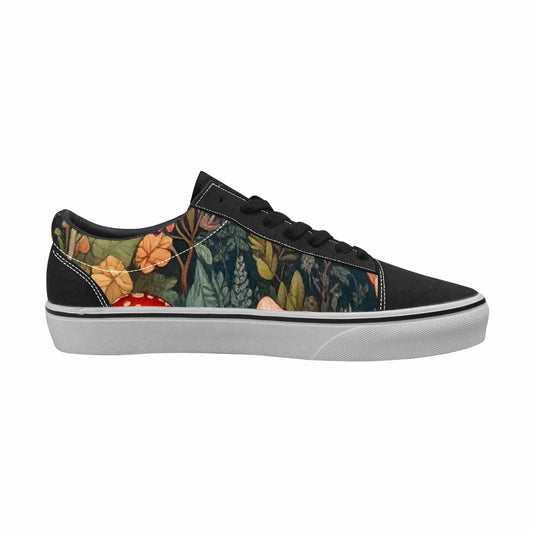 MEN'S Mushrooms - Botanical Mushrooms Lace-Up Canvas Grunge Shoes