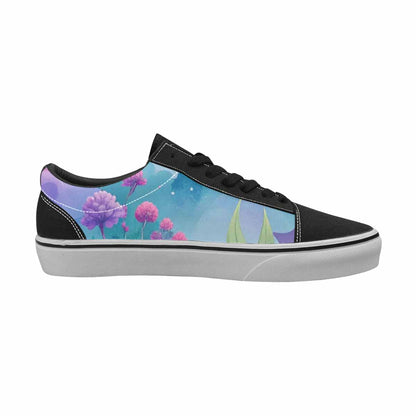 WOMEN'S Surrealist Dreamscape Canvas Lace-Up Surreal Custom Sneakers