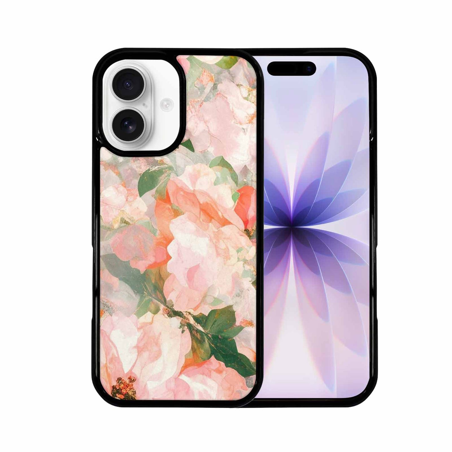 iPhone 17 Case — Marble Floral Art Seamless Floral, Original Design Phone Case