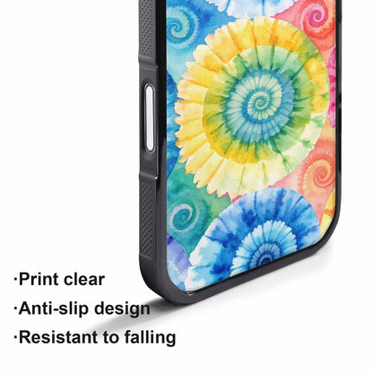 iPhone 17 Air Case — Small Tie Dye Swirl Pattern Tie, Custom Phone Case