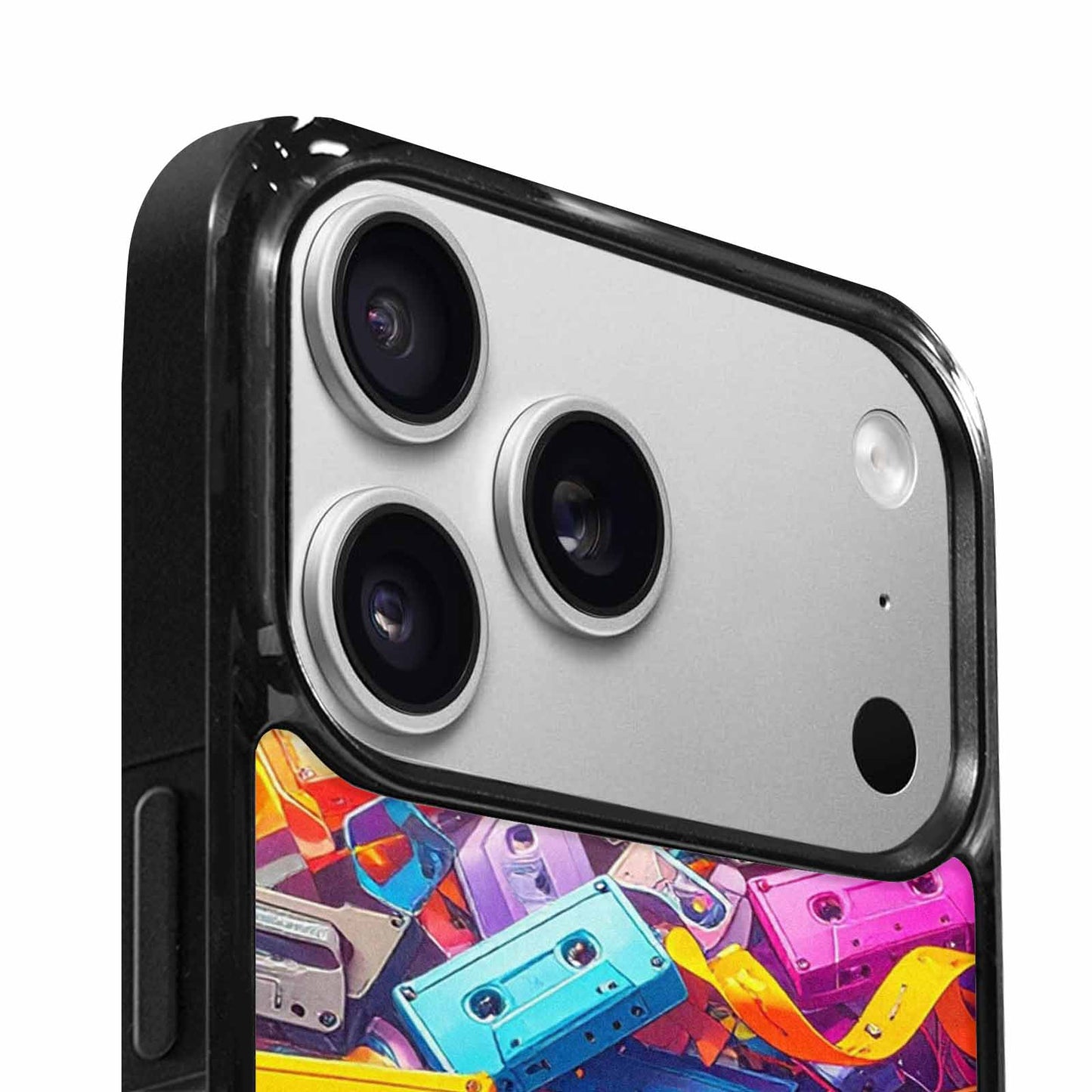 iPhone 17 Pro Max Case — Retro Cassette Tape Pattern Retro Vintage, Unique Phone Case Design