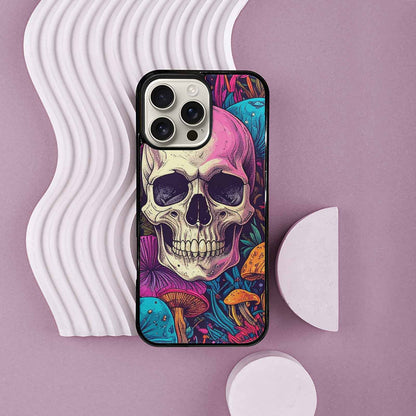 iPhone 16 Pro Max Case — Mushroom Skull Custom, Custom Designed Case Cover