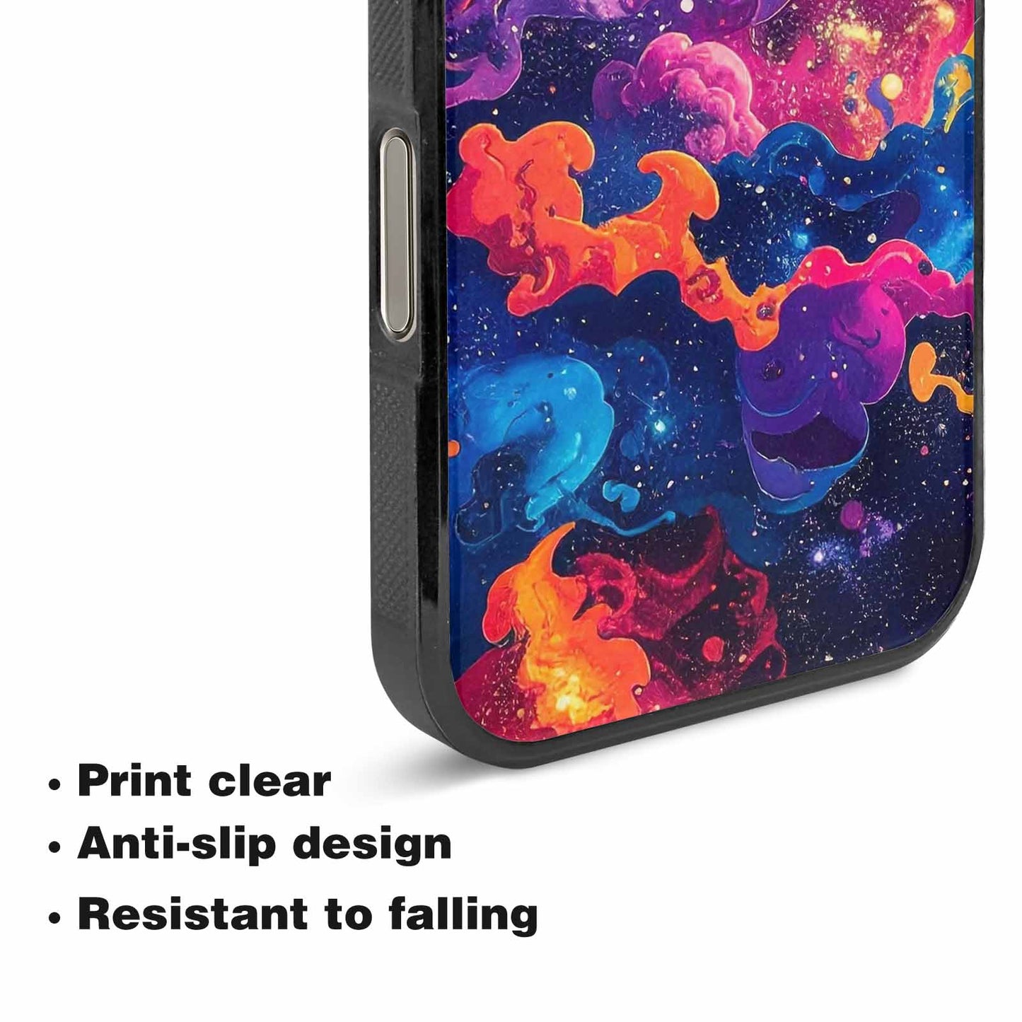 iPhone 16 Pro Max Case — Cosmic Creature And Object Mashup Pattern, Unique Phone Case Design