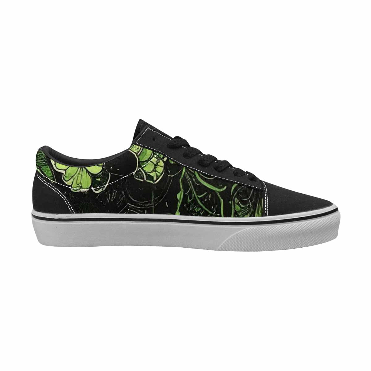 WOMEN'S Sea Creature Burst Lace-Up Canvas Vivid Custom Sneakers