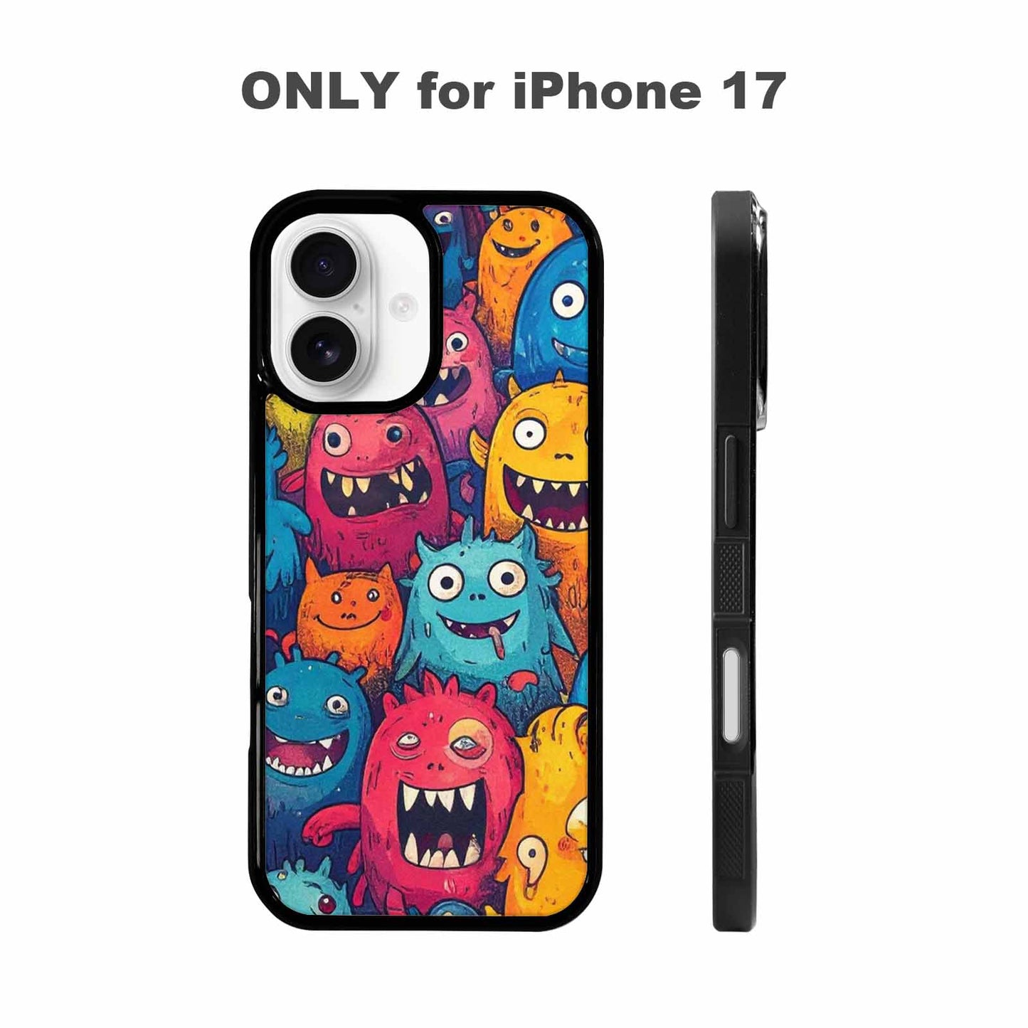 iPhone 17 Case — Monsters (general) Cartoon Monsters Cartoon Cute, Original Design Phone Case