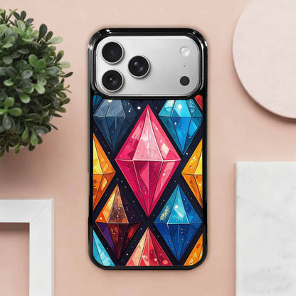 iPhone 17 Pro Max Case — Vintage Summer Diamond Retro Vintage, Unique Phone Case Design