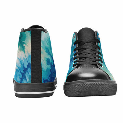 WOMEN'S Tie Dye - High Top Canvas Aesthetic Sneakers